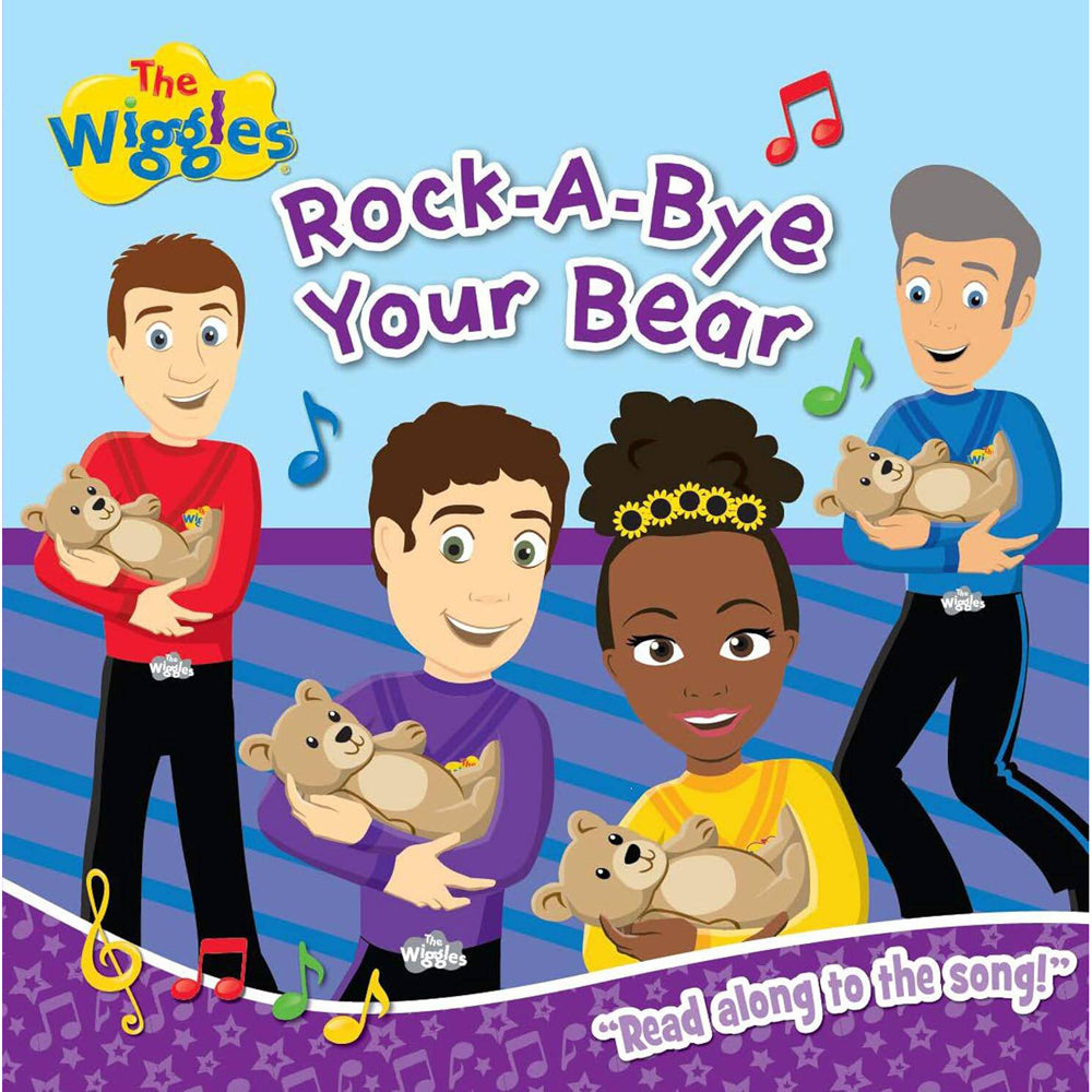 3PK The Wiggles Rock-A-Bye Your Bear Kids Board Book 0-3y