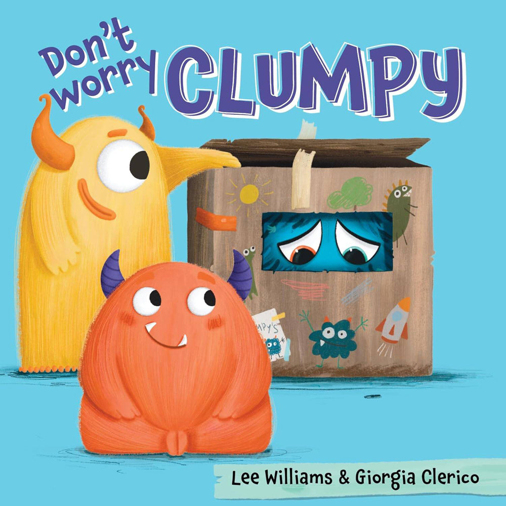 3PK Don't Worry Clumpy Kids Bedtime Board Book 0-3y