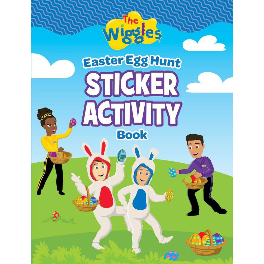 6PK The Wiggles Easter Egg Hunt Kids Sticker Activity Book 0-3y
