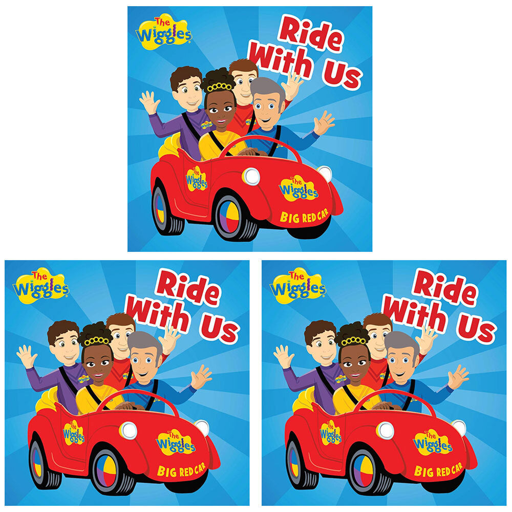 3PK The Wiggles Ride w/ Us Kids Board Book 0-3y