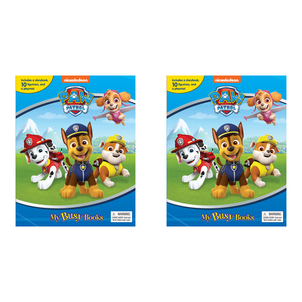 2PK Paw Patrol My Busy Book Kids/Children Activity Kit 3y+