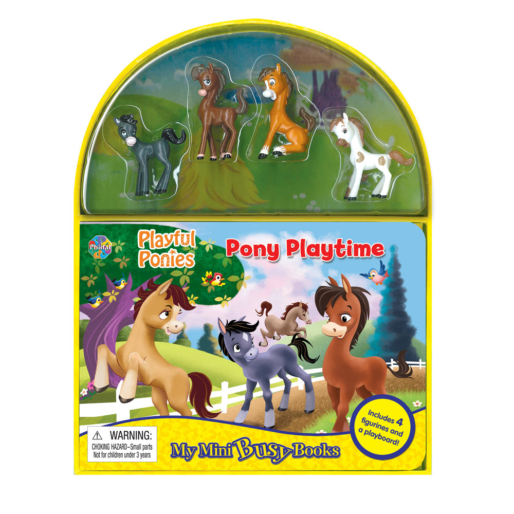 2PK Ponies Mini Busy Kids/Children Educational Book 3y+