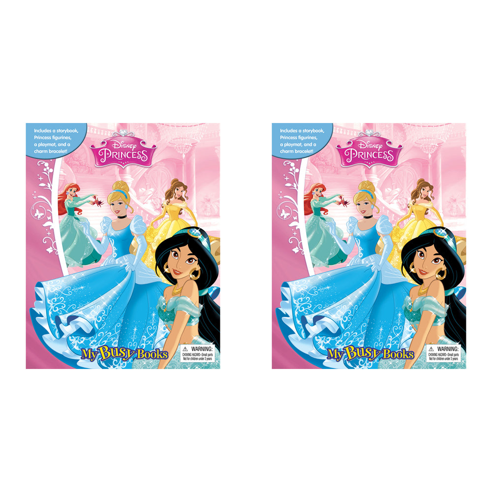2PK Disney Princess My Busy Book Classic Kids Activity Kit 3y+