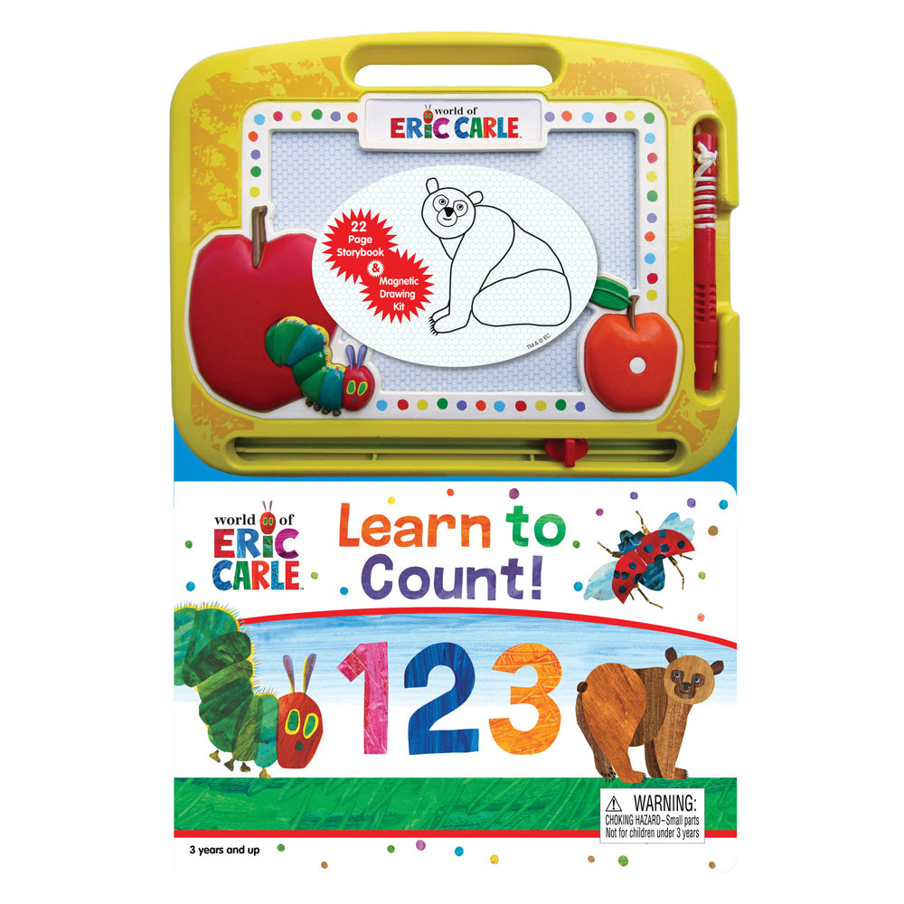 2PK Eric Carle Learning Series Kids Drawing Pad w/ Book 3y+