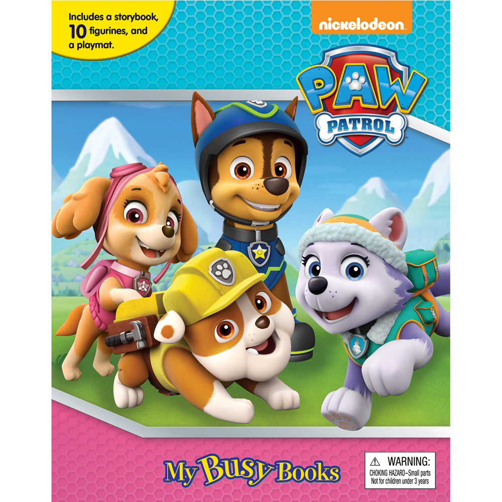 2PK Paw Patrol Girls My Busy Book Kids Activity Kit 3y+