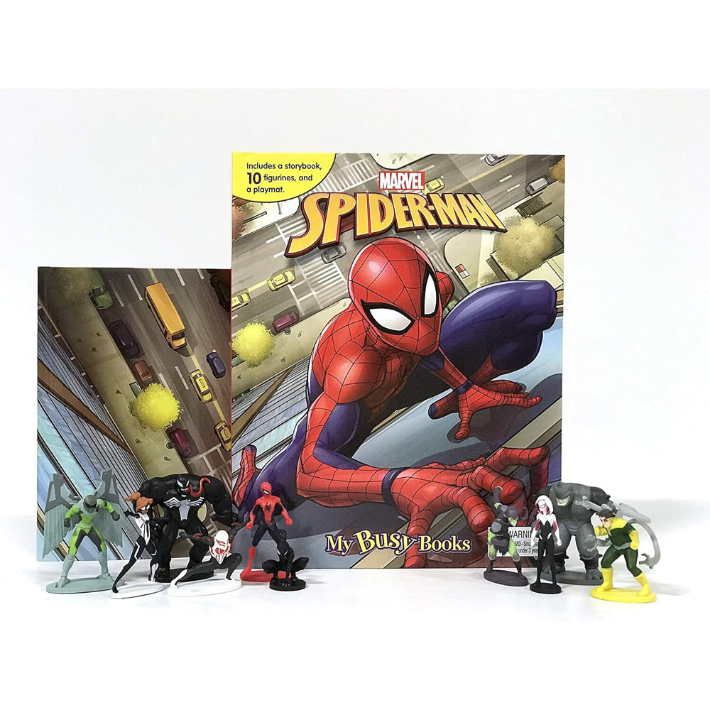 2PK Marvel Spiderman My Busy Book Kids Activity Kit 3y+