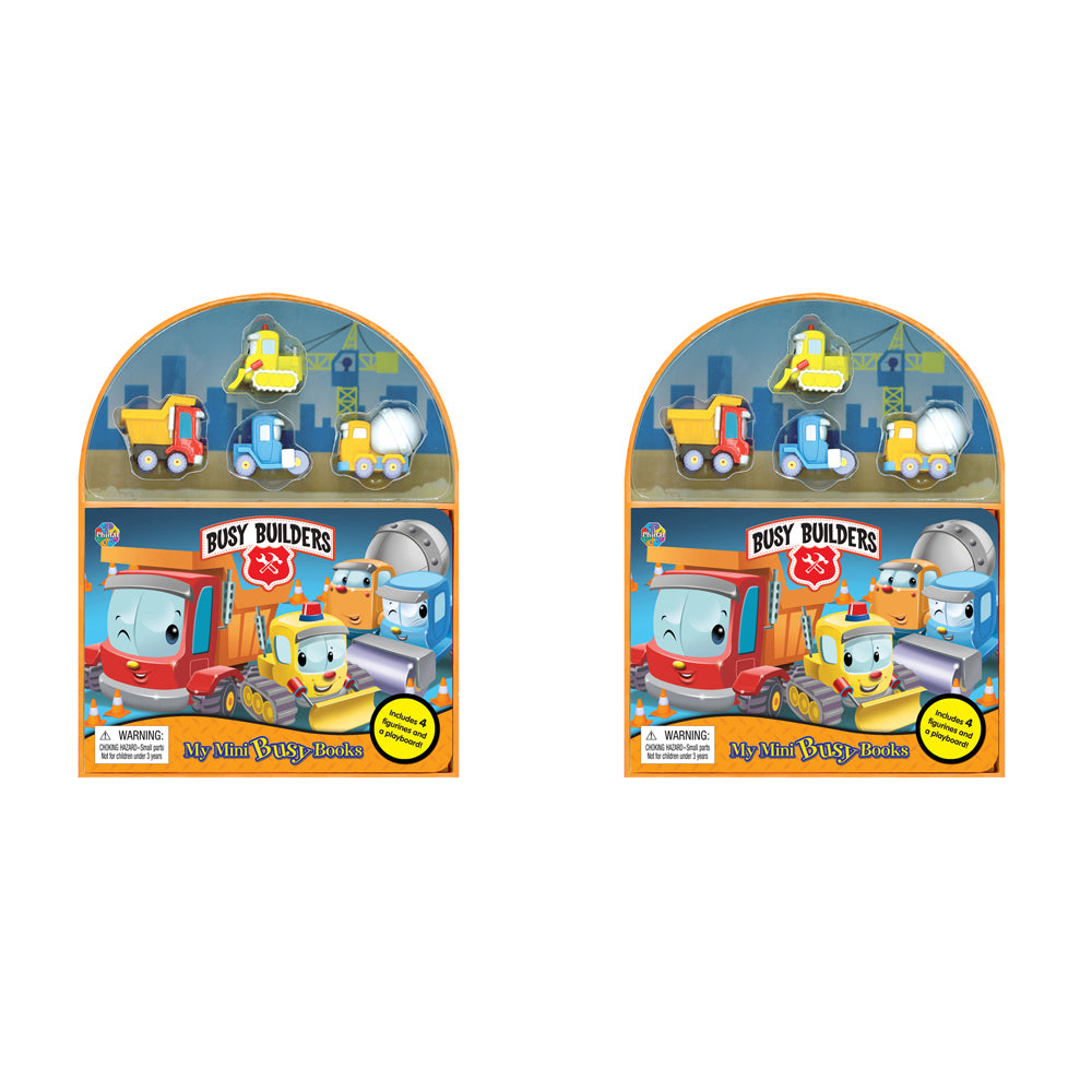 2PK Busy Builders Mini Busy Kids/Children Educational Book 3y+