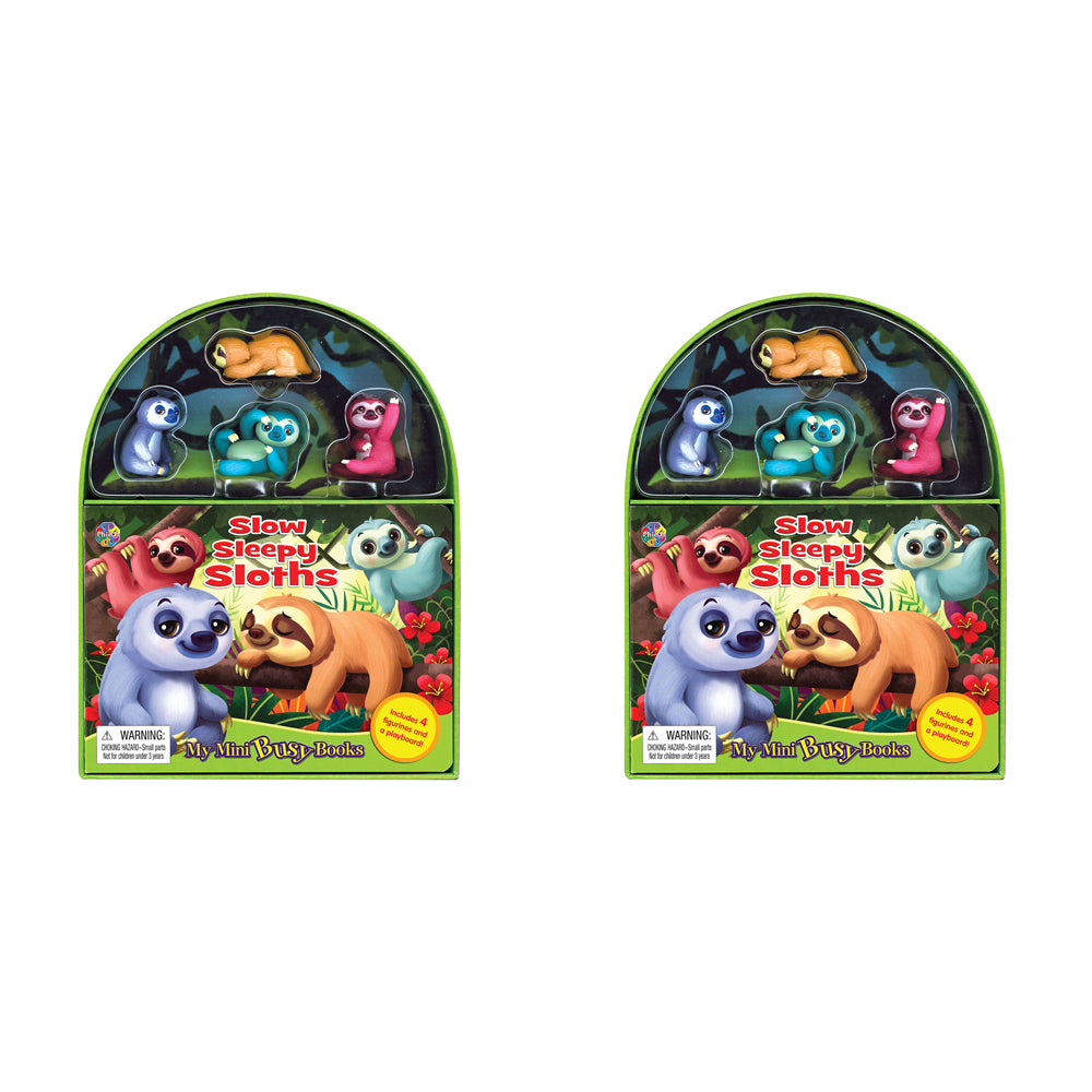 2PK Sloth My Mini Busy Kids/Children Educational Book 3y+