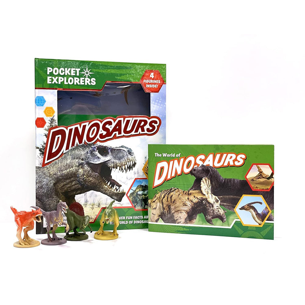 2PK Dinosaurs Pocket Explorers Kids/Children Educational Book 3y+