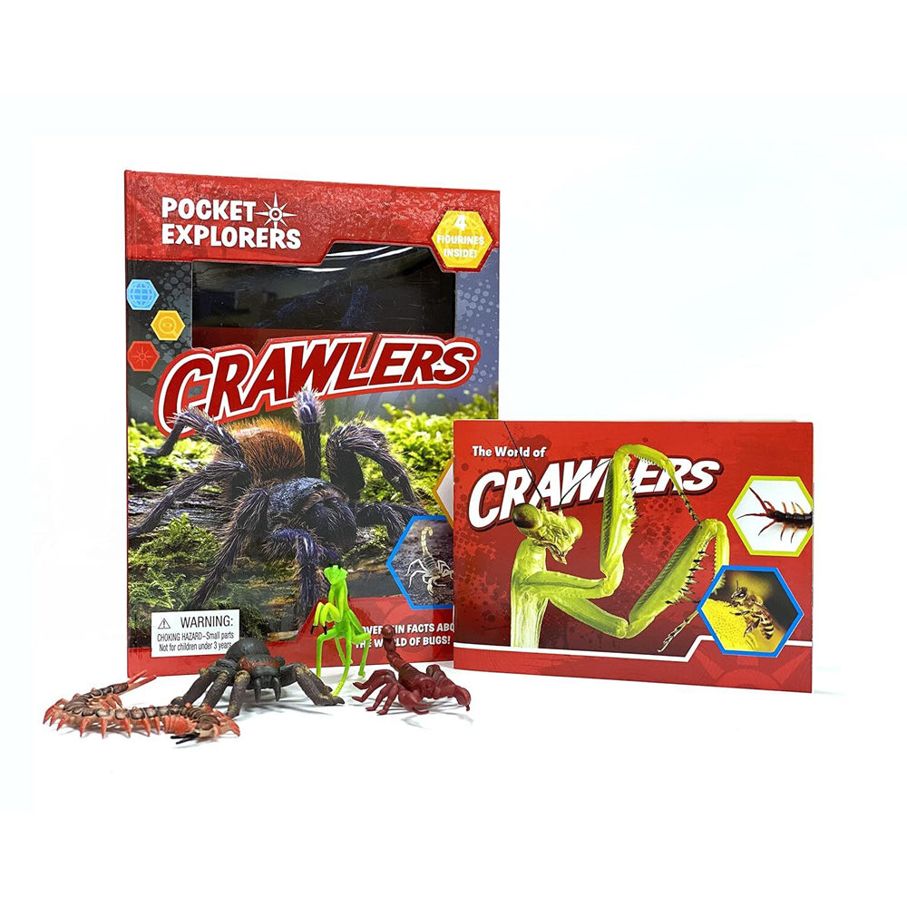 2PK Crawlers Pocket Explorers Kids/Children Educational Book 3y+