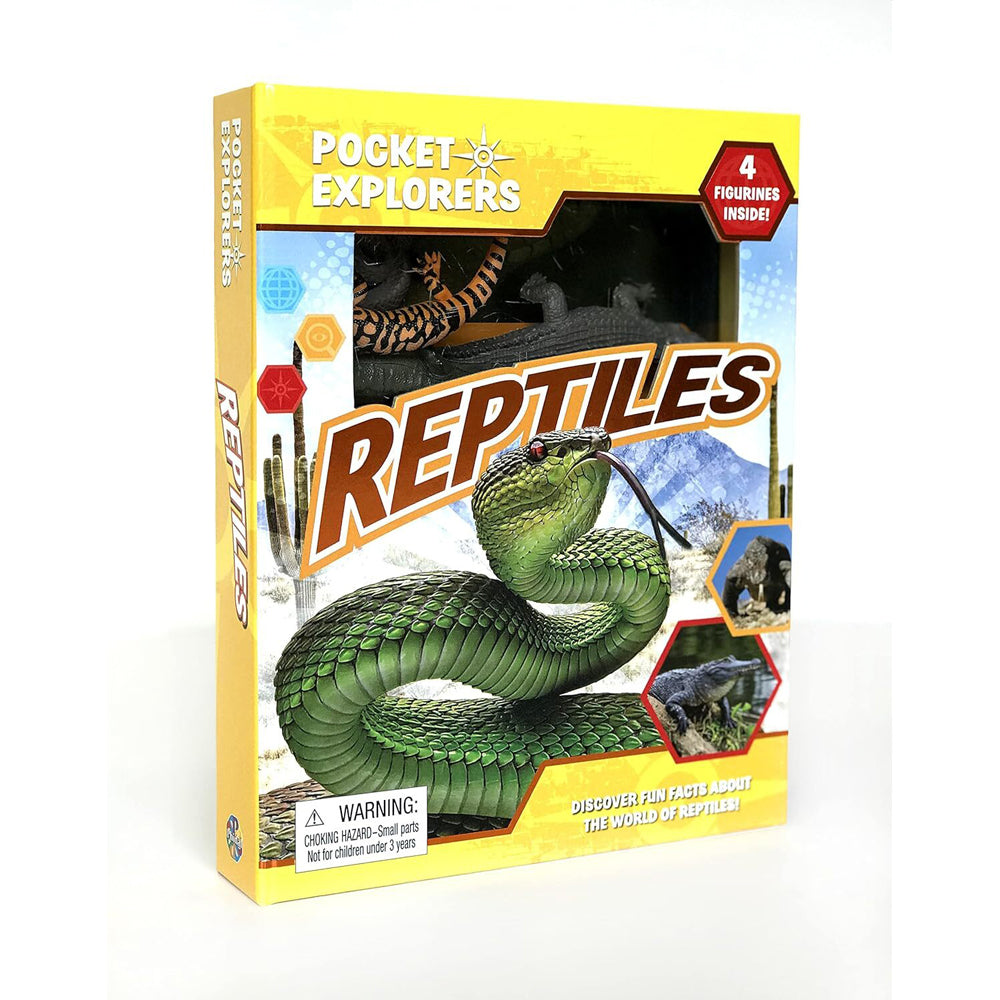 2PK Reptiles Pocket Explorers Kids/Children Educational Book 3y+