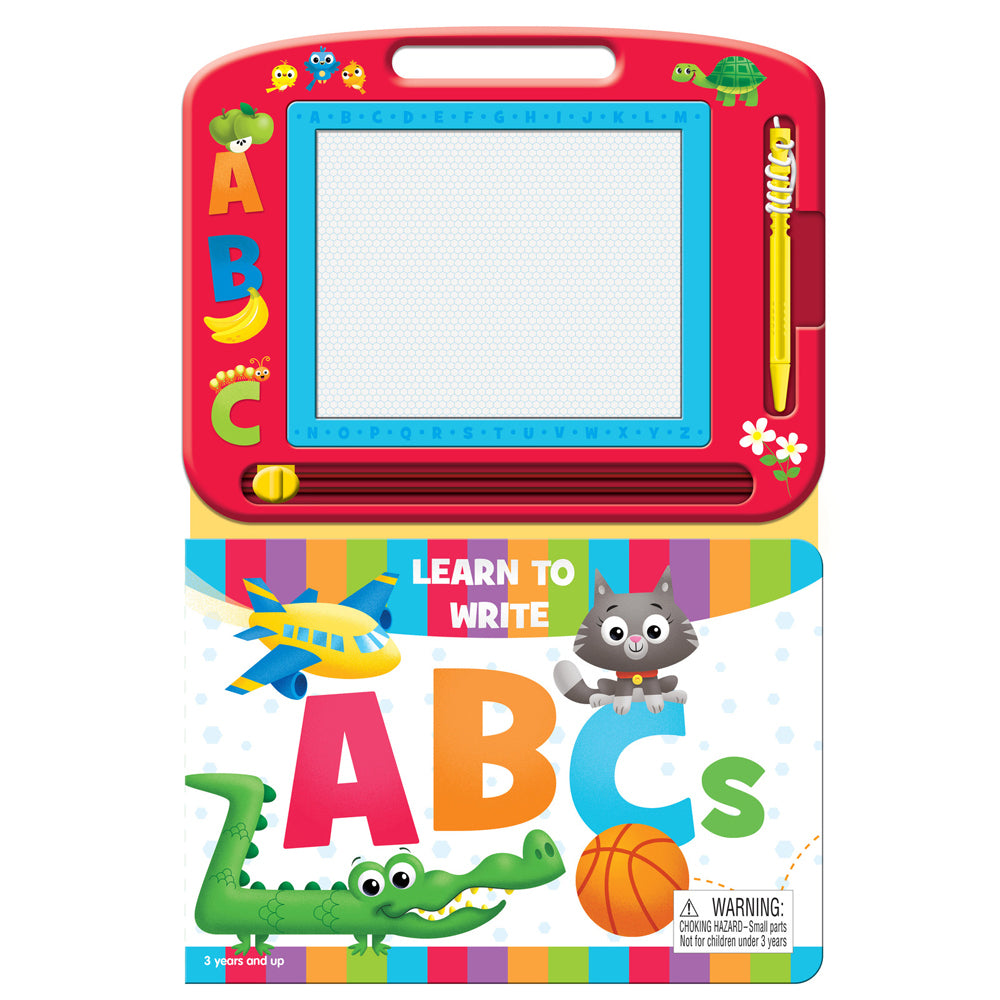 2PK Learning To Write ABC's Learning Series Kids Drawing Pad w/ Book 3y+