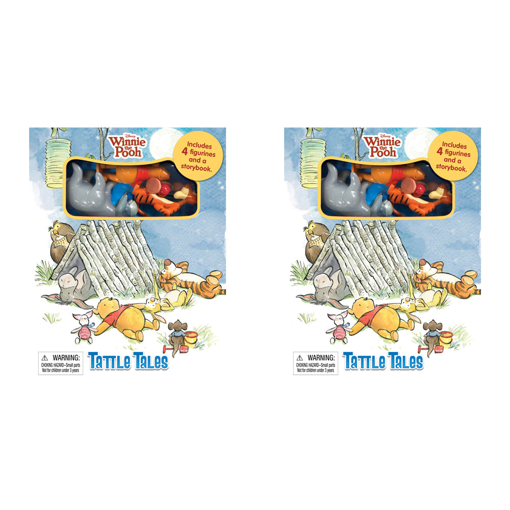 2PK Disney Winnie The Pooh Tattle Tales Kids/Children Storybook 3y+