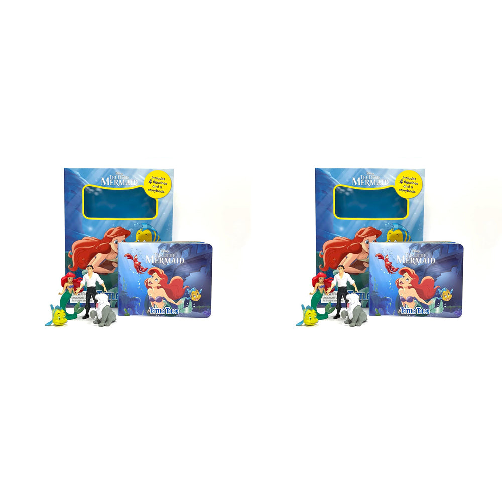 2PK Disney Little Mermaid Classic Tattle Tales Kids/Children Storybook 3y+