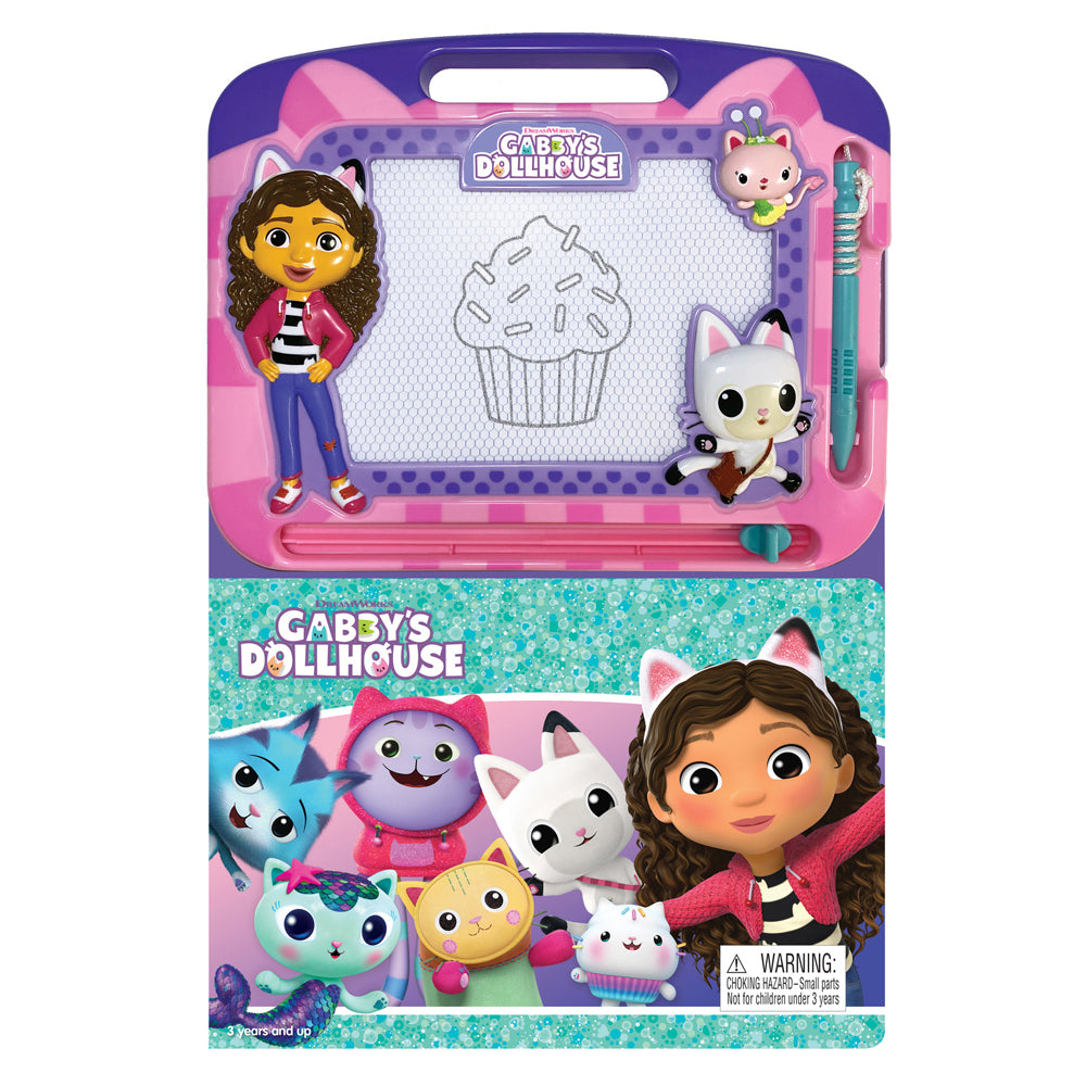 2PK Gabby's Dollhouse Learning Series Kids Drawing Pad w/ Book 3y+