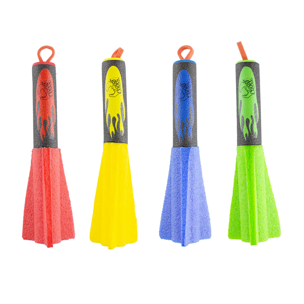 2x 4pc Cooee Finger Dartz Backyard Lawn Game Launcher Foam Toy