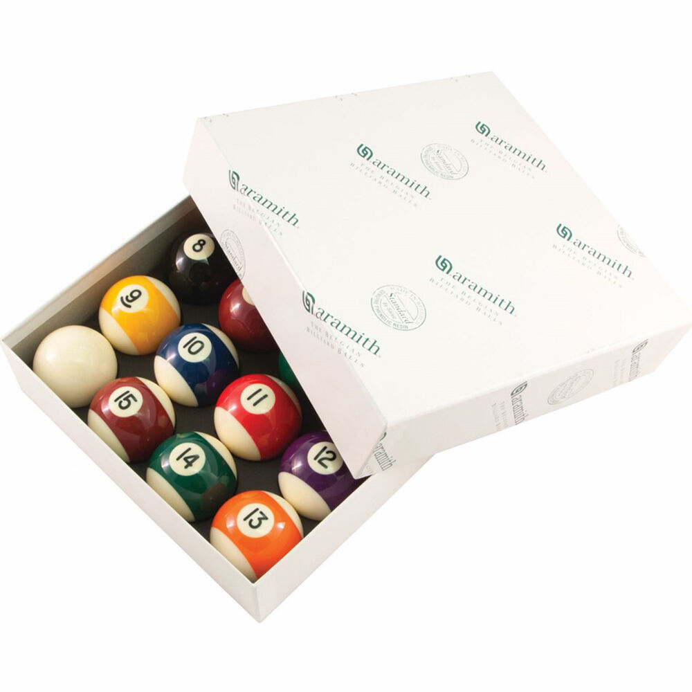 16pc Aramith Pool/Billiards Balls Standard Set 50mm