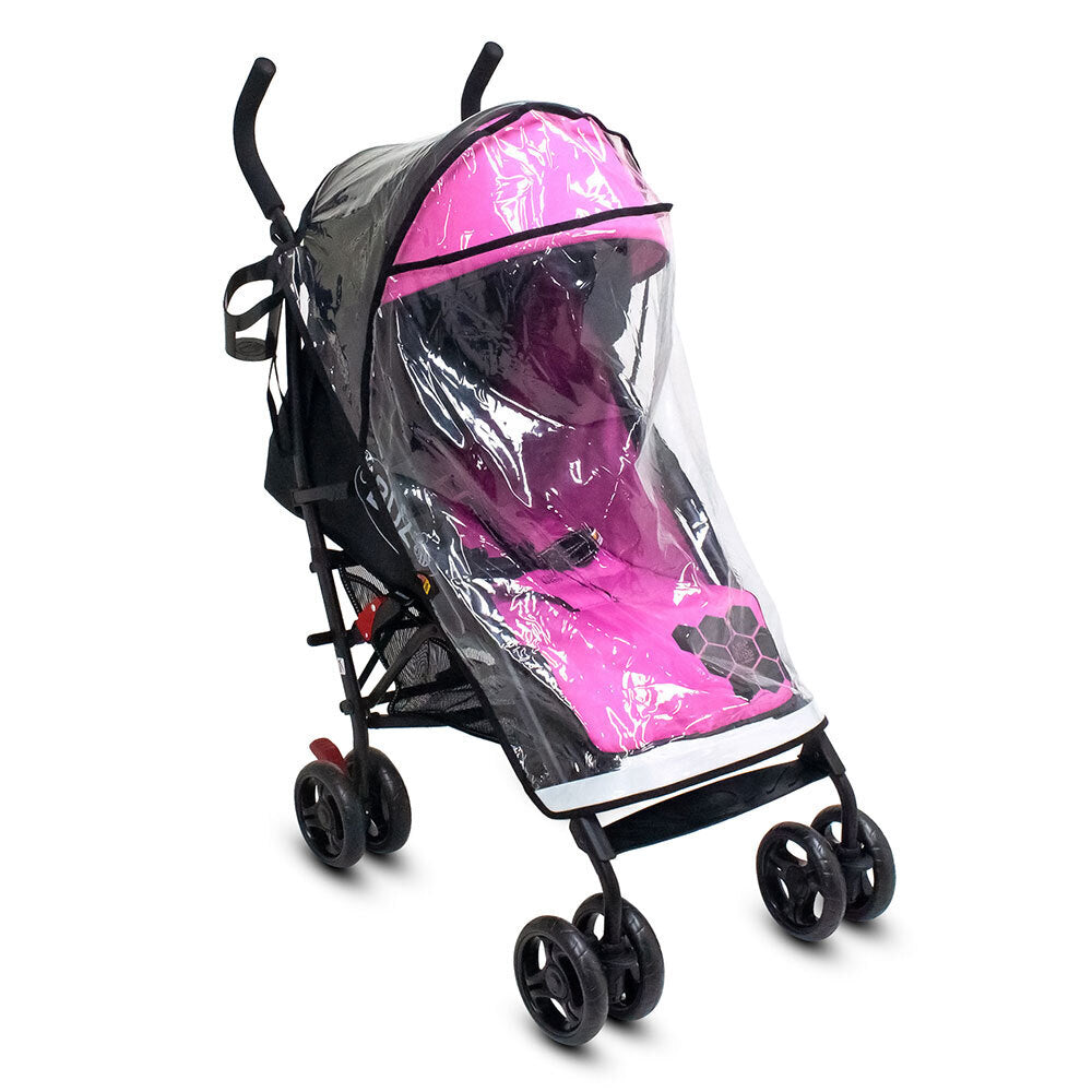 Vee Bee Buz Stroller Rose Pink w/ Stormcover