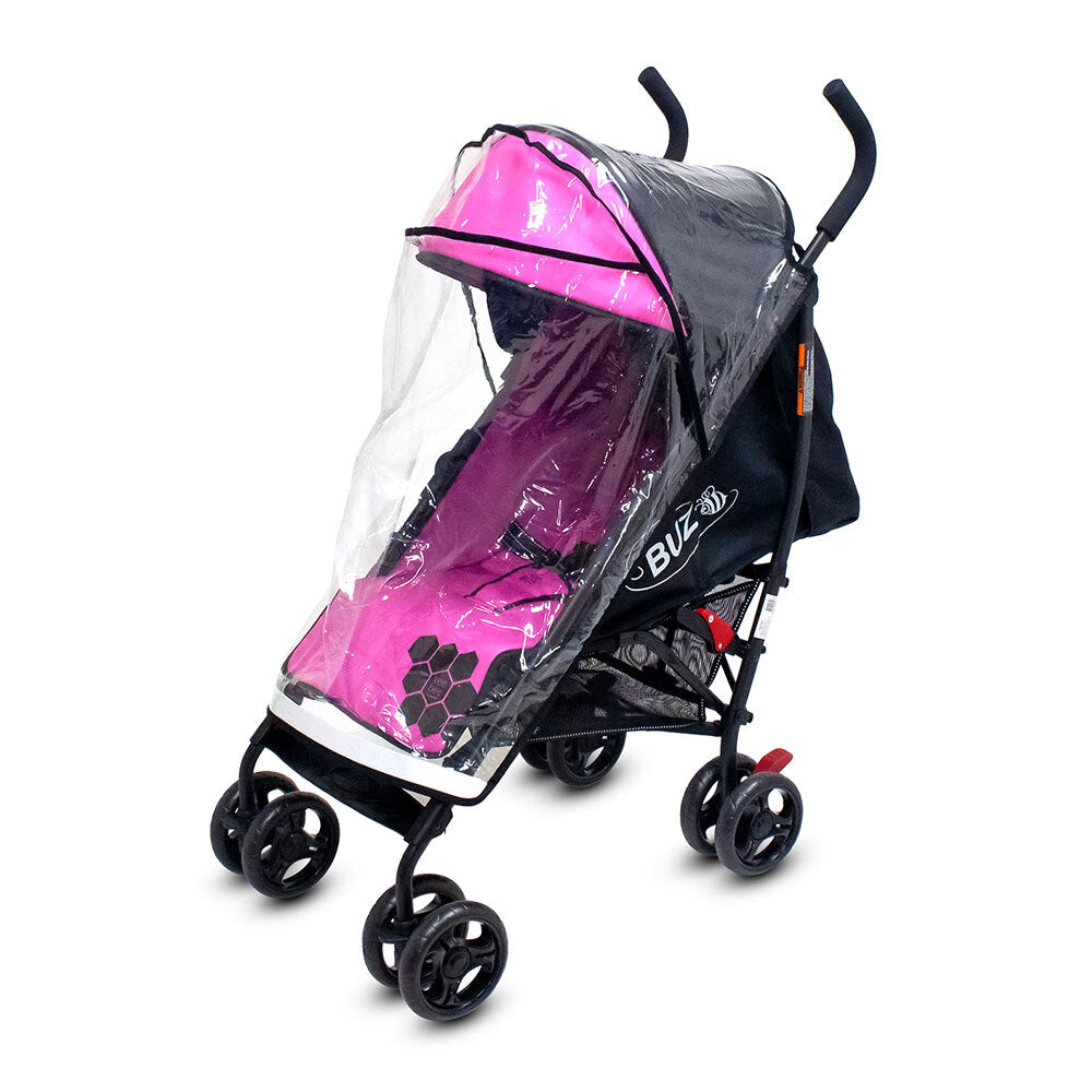 Vee Bee Buz Stroller Rose Pink w/ Stormcover