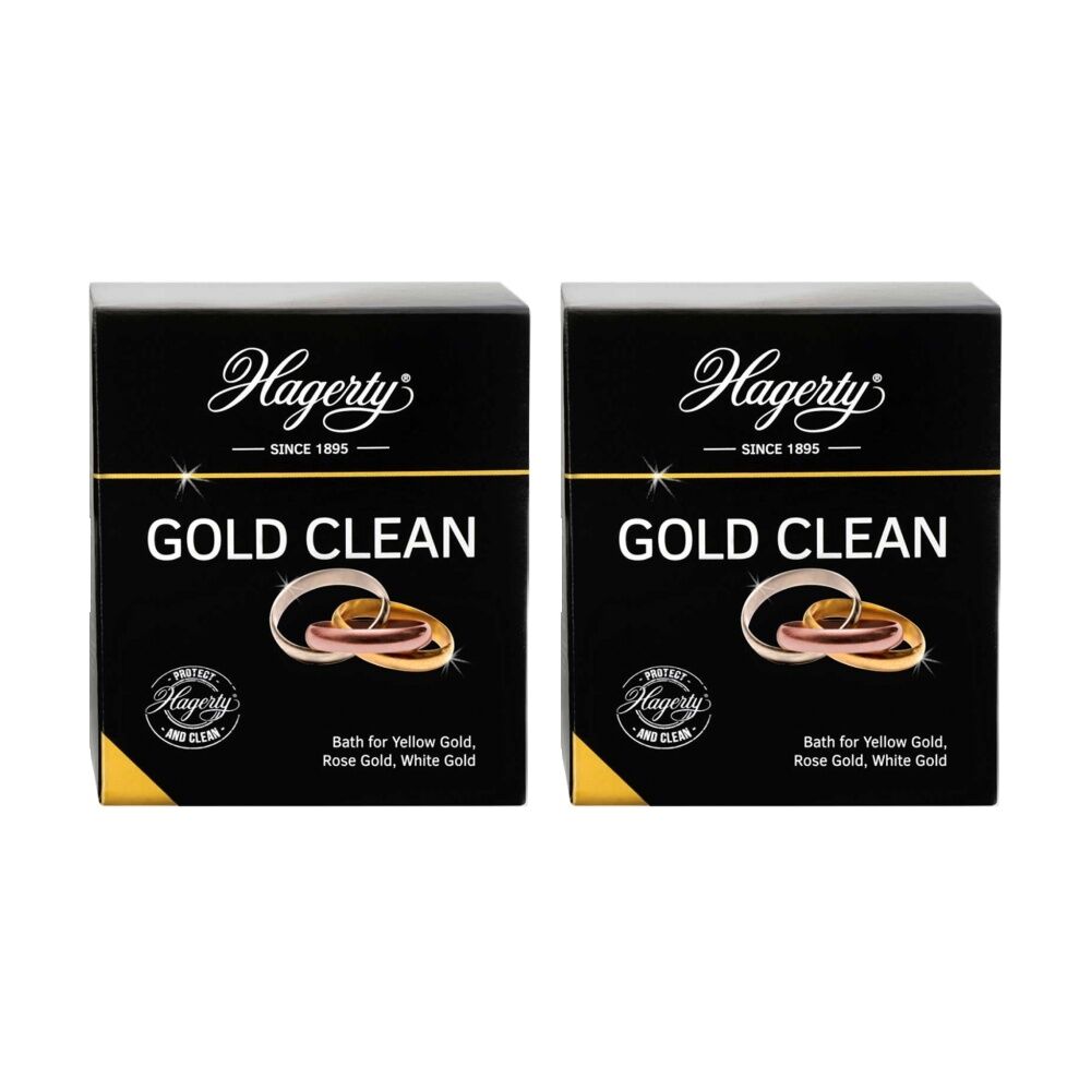 2PK Hagerty Gold Clean Bath Jewellery Care Tool/Accessory Shine Restorer 170ml