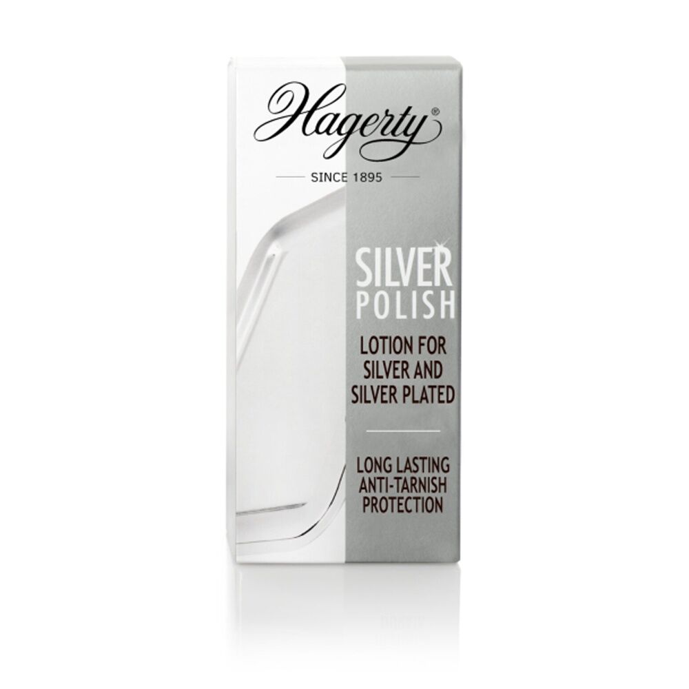 Hagerty White Line Silver Polish Lotion Metal Anti-Tarnish Protection 125ml