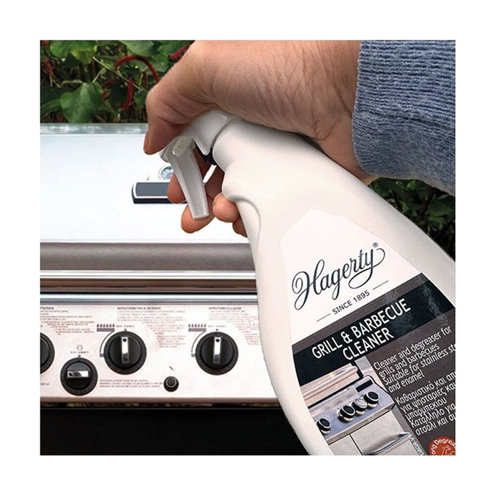 2PK Hagerty Grill & Barbecue Cleaner/Degreaser Spray BBQ Care Accessory 500ml