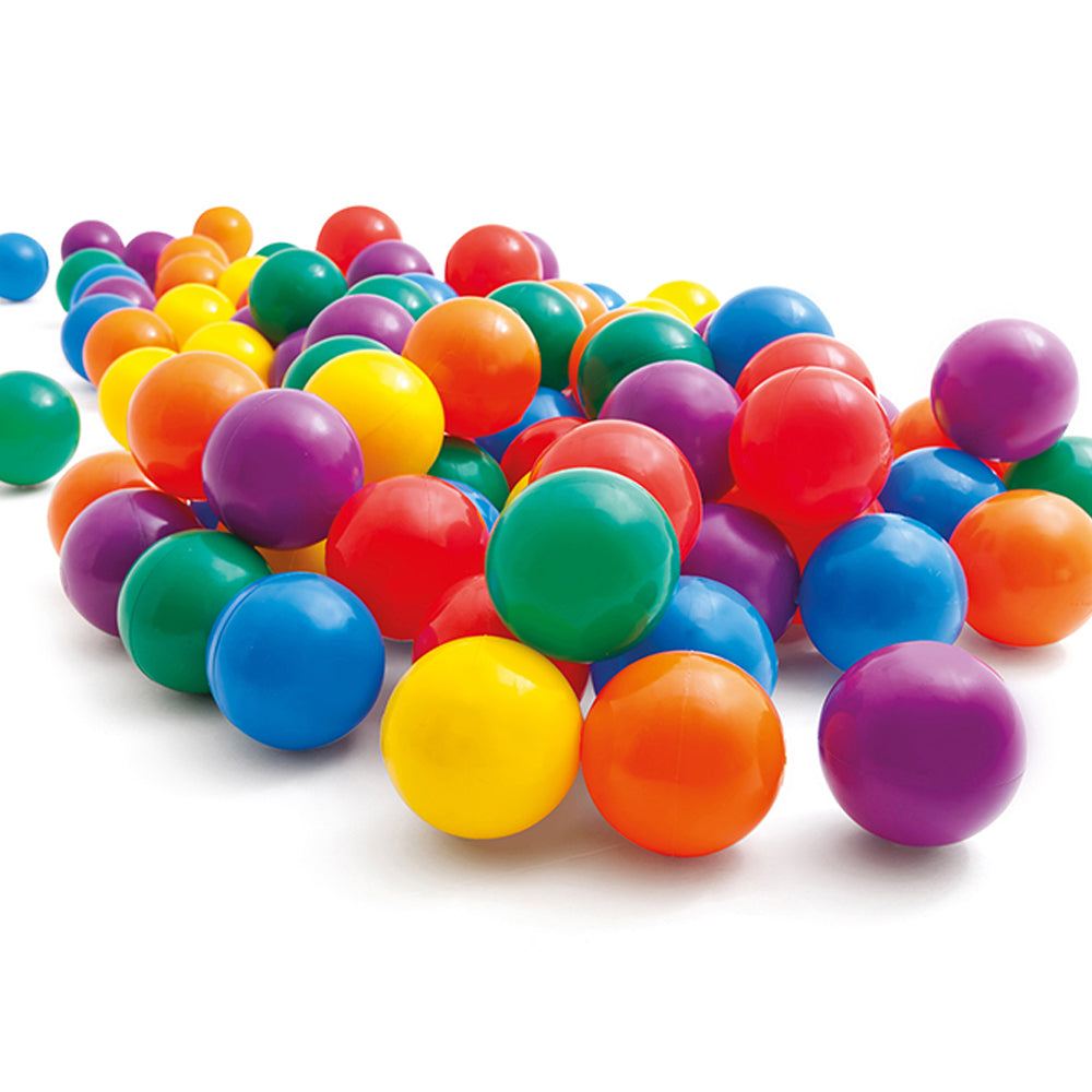 100pc Intex Fun 6.5cm  Kids Balls 2y+