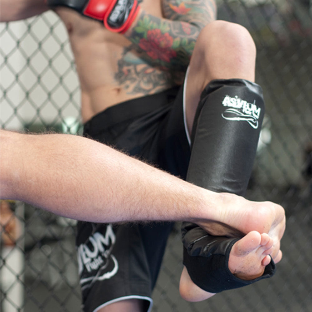 Asylum Medium MMA Shin Guards Black
