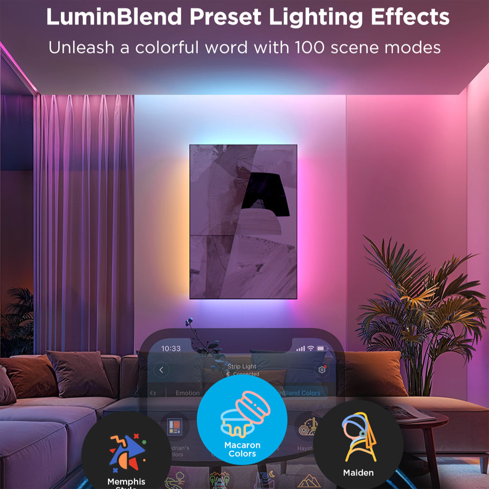 Govee LED Strip Light 2 Pro 1M Extension 5-in-1 RGBIC+ String Lighting