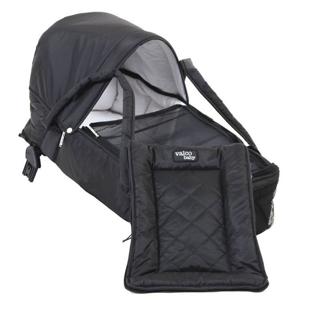 Valco Baby Eclipse Bassinet Tri Mode Duo - Black