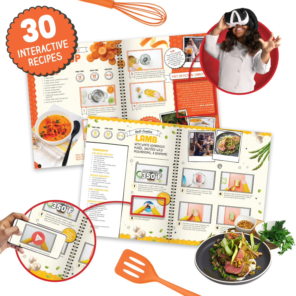 Abacus 90pc Masterchef Presents VR Junior Cooking Kit w/ Recipe Book 8+