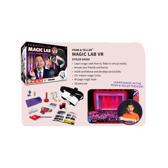 Penn & Teller Magic Lab VR Kids Interactive Learning Trick Toy Set 8y+