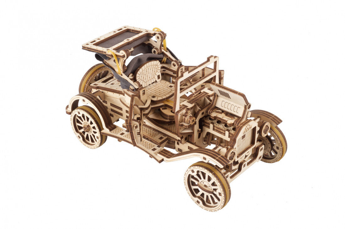 Ugears Retro Car UGR-T Mechanical DIY Wooden 3D Puzzle 337pc