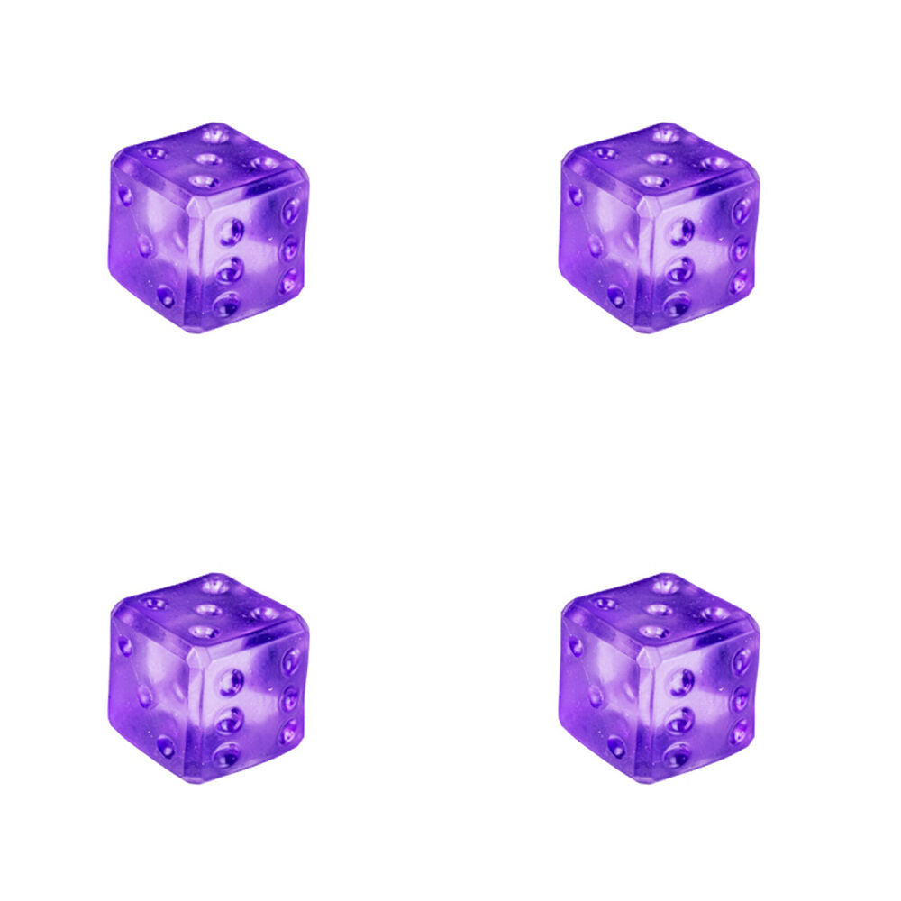 4PK Smooshos Super Squeeze Dice Soft Portable Multi-Coloured Squishy Toy Assorted
