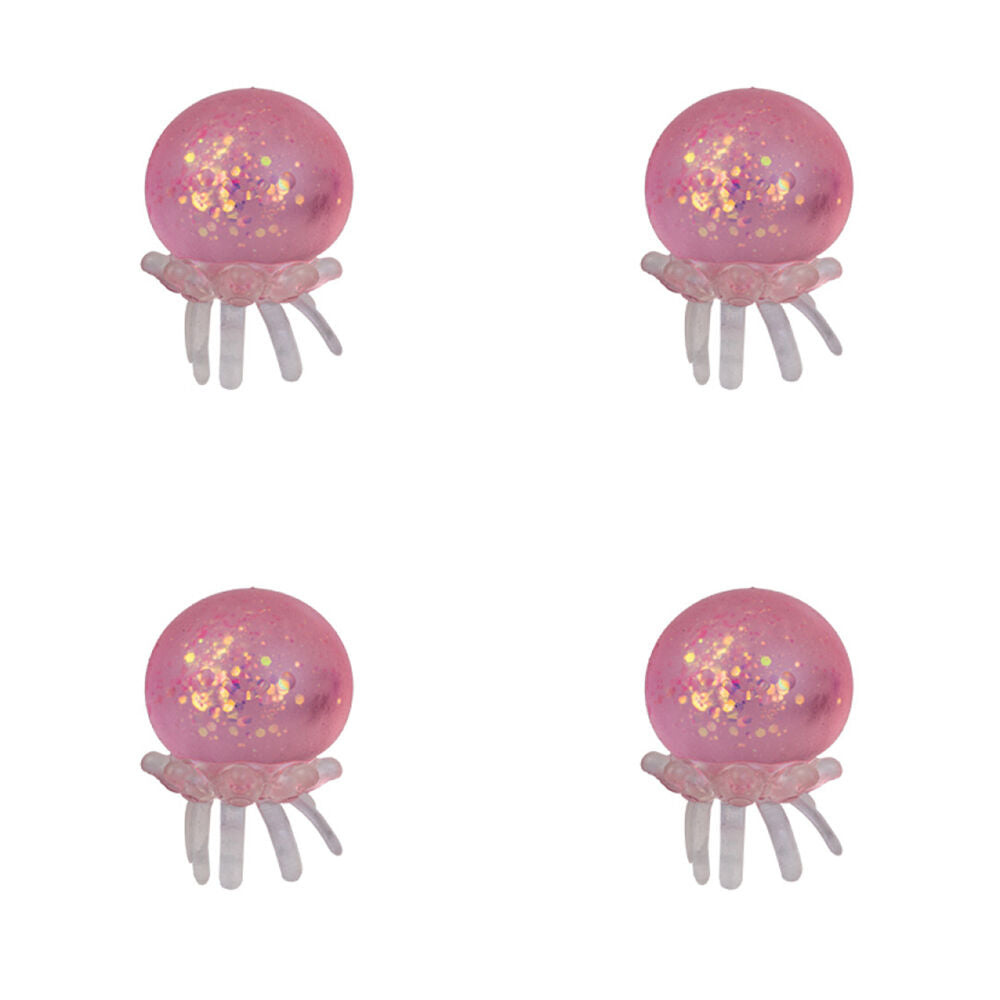 4PK Smooshos Super Squeeze Octopus Ocean Buddy Stress Relief Multi Soft Toy Assorted