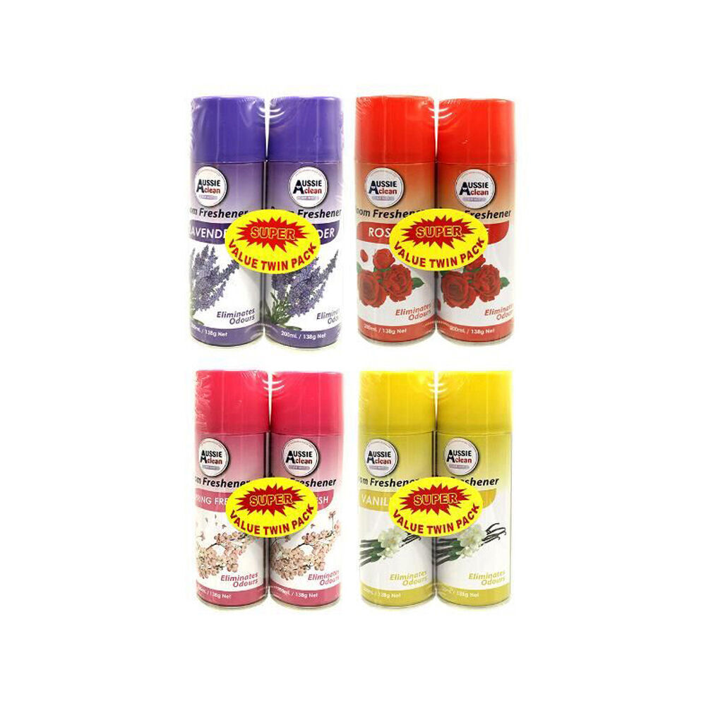 6PK Aussie Clean Air Freshener Value Twin Pack - Assorted