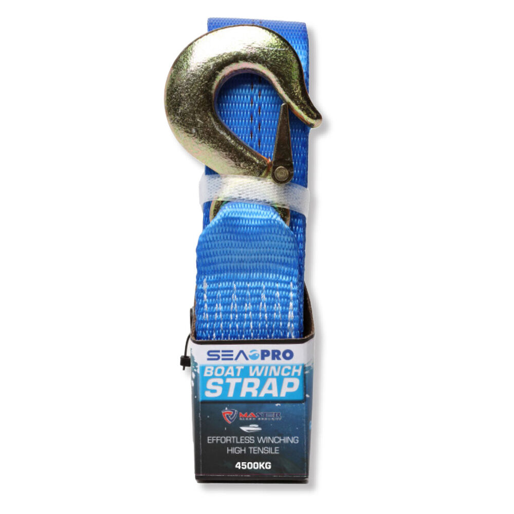 Sea Pro Heavy-Duty Boat Winch Strap High Tensile 4500kg - Blue