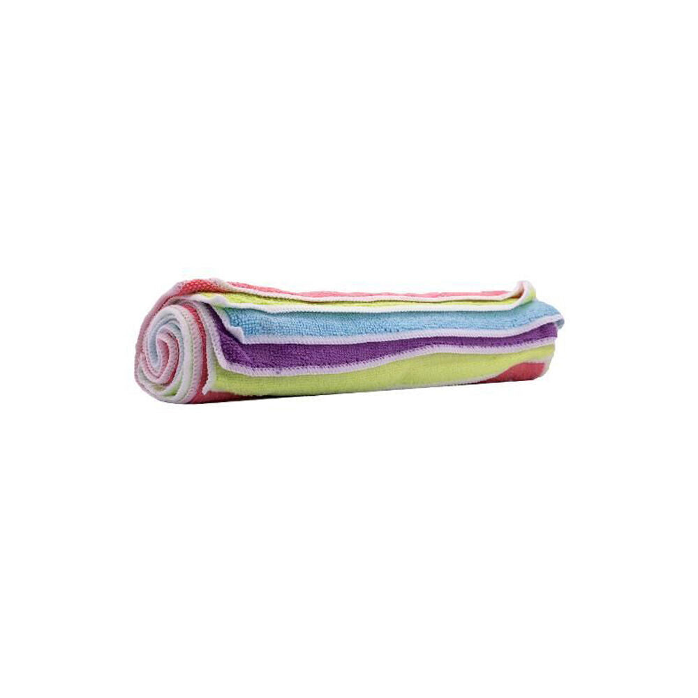 6x 5pc Aussie Clean Soft & Absorbent Microfibre Cloths 30x30cm - Assorted