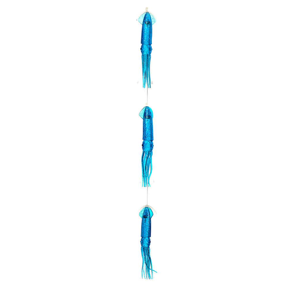 2PK Sea Pro 3 Squid Daisy Chain Offshore Trolling Lure 25.5x11cm - Blue