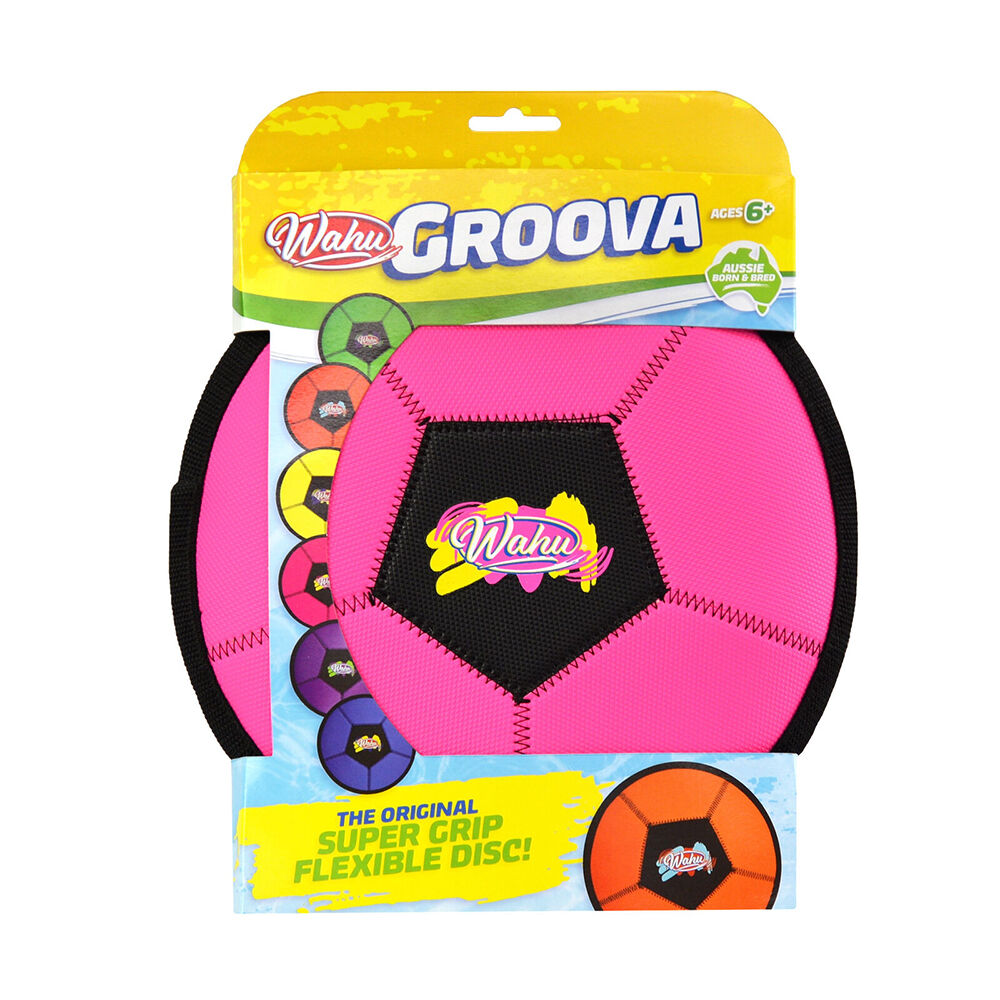 Wahu Groova Rubber Flexible Soft Flying Disc Toy Kids 6y+ Assorted