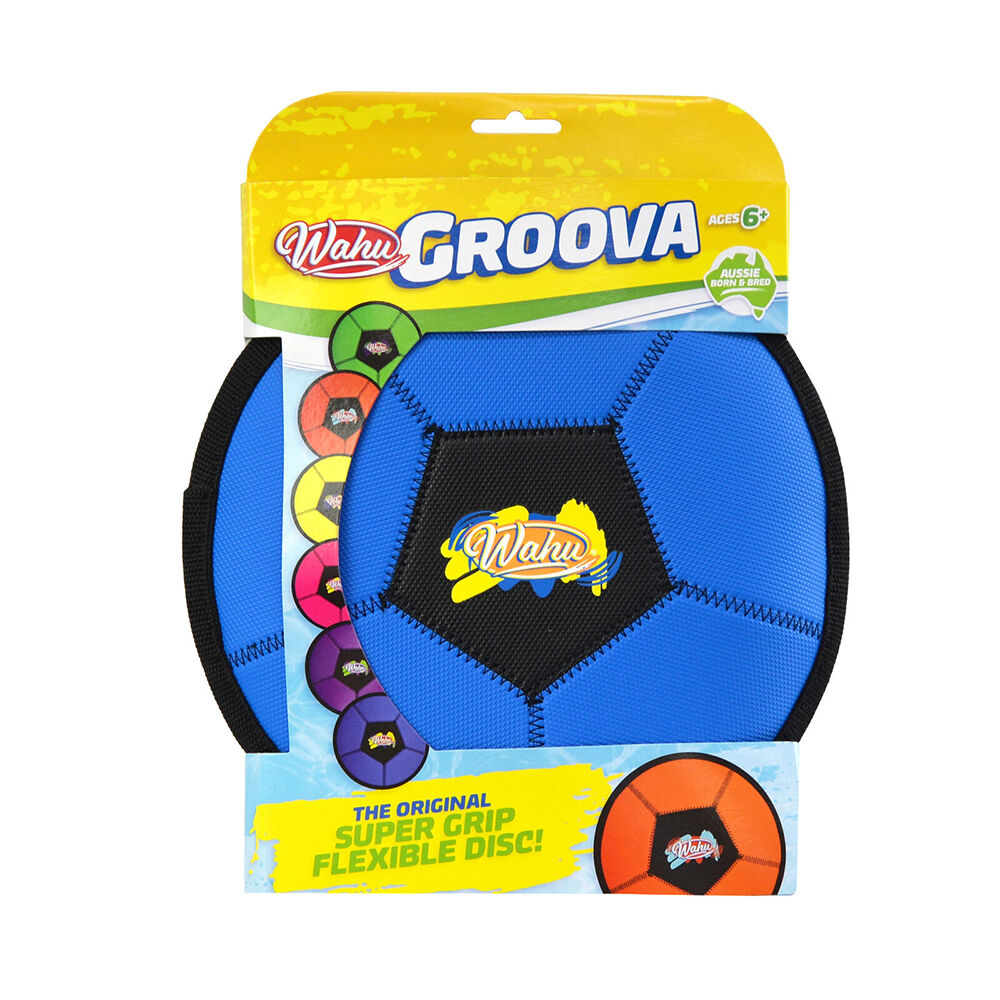 Wahu Groova Rubber Flexible Soft Flying Disc Toy Kids 6y+ Assorted
