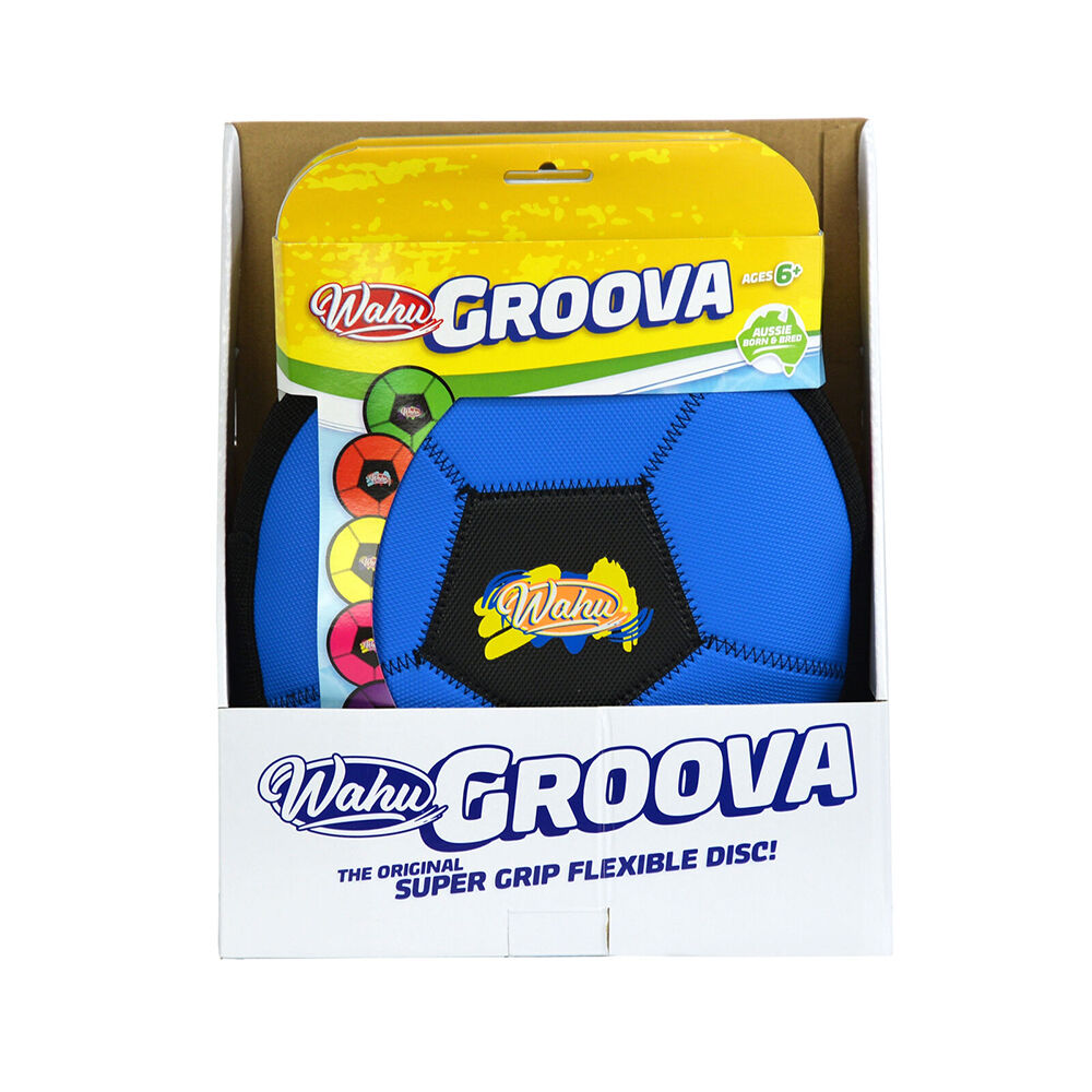 Wahu Groova Rubber Flexible Soft Flying Disc Toy Kids 6y+ Assorted
