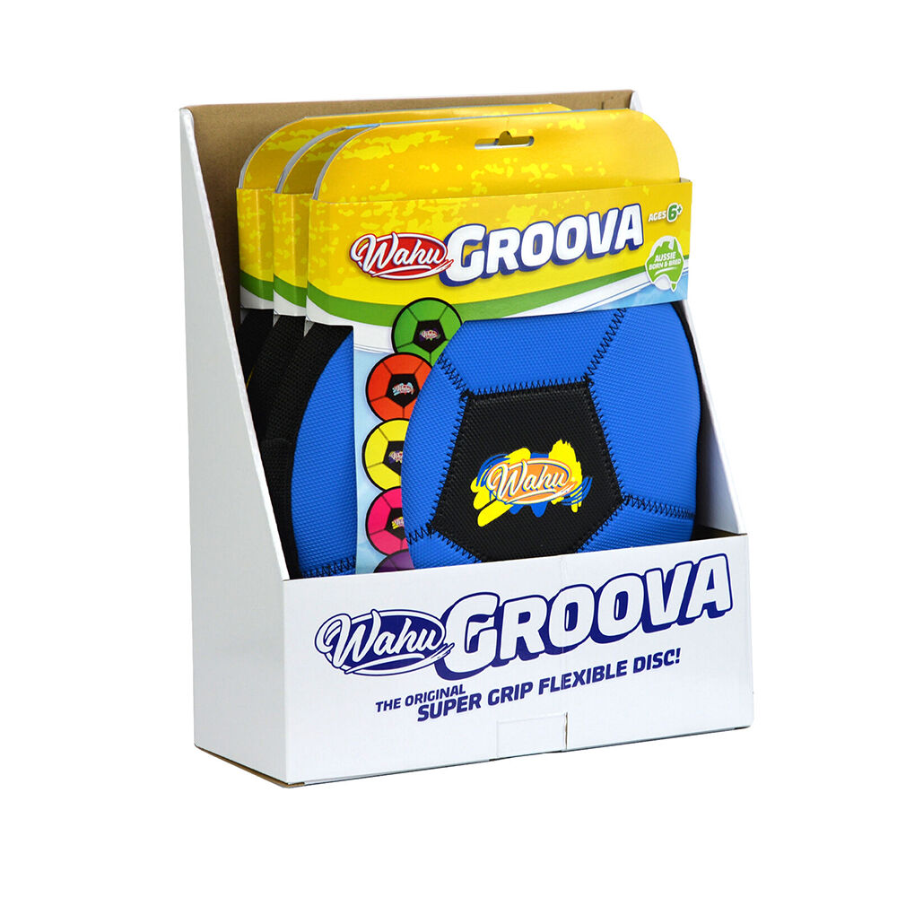 Wahu Groova Rubber Flexible Soft Flying Disc Toy Kids 6y+ Assorted