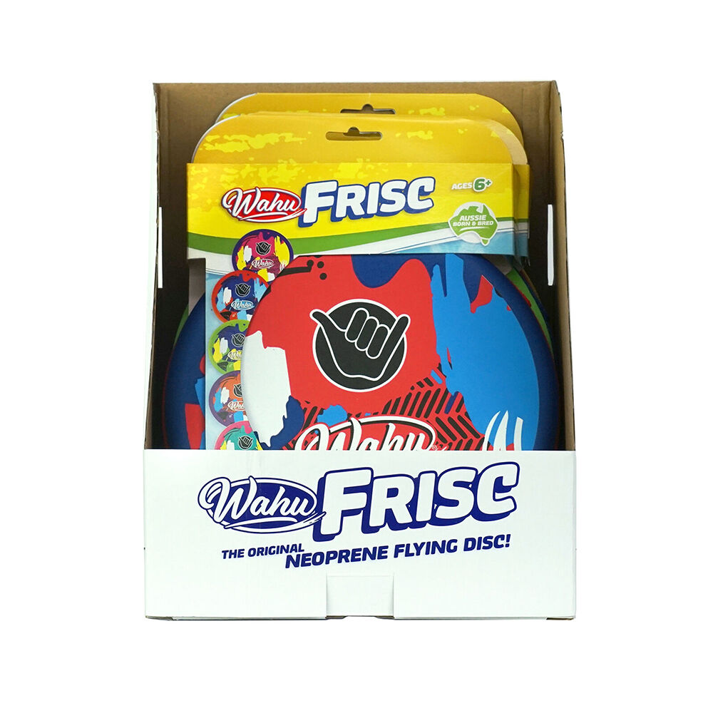 Wahu Frisc Waterproof Neoprene Flying Disc Outdoor Toy Kids 6y+ Assorted