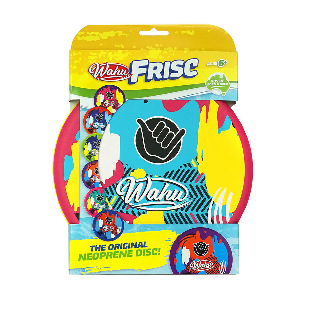 Wahu Frisc Waterproof Neoprene Flying Disc Outdoor Toy Kids 6y+ Assorted