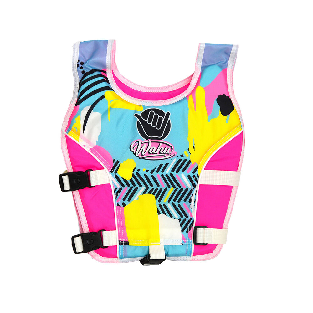 Wahu Swim Life Vest Jacket Pool Safety Kids 6y+ Large 35-50kg Assorted