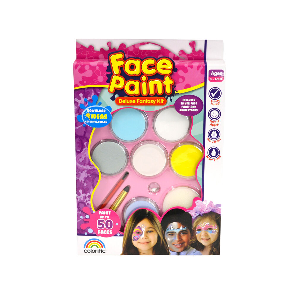 Colorific Face Paint Girls Deluxe Fantasy Kit 3y+