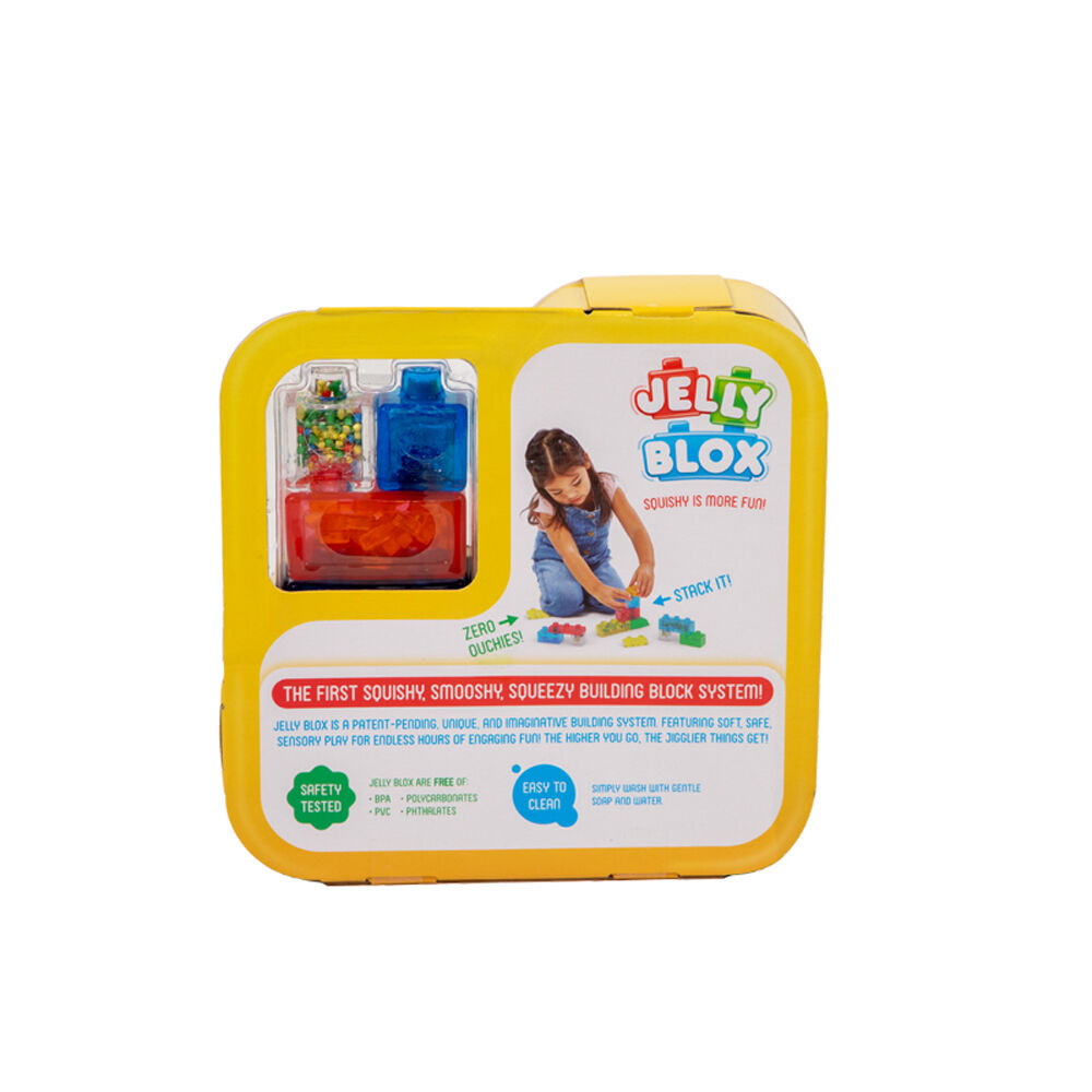 11pc Jelly Blox Newbie Kit Squishy Sensory Soft Building Blocks Toy 2y+