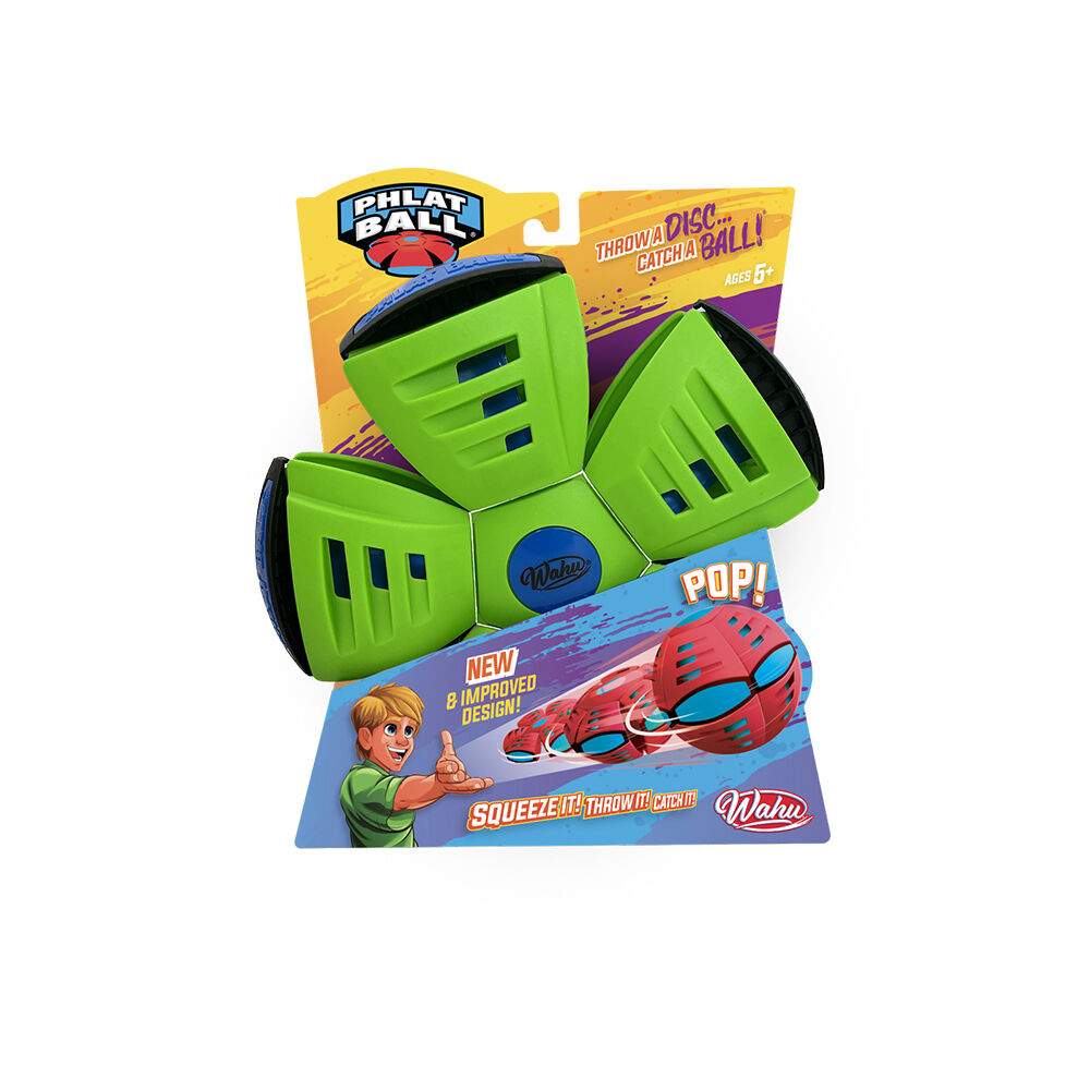 Wahu Phlat Ball Classic Disc to Transformation Flying Toy Kids 5y+ Assorted