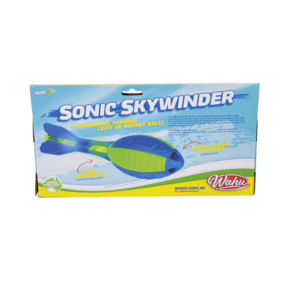 Wahu Light-Up Sonic Skywinder LED Rocket Outdoor Throwing Toy Kids 6y+